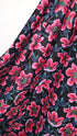 Artlux ~ 'Peony Pop - Pink & Black' Luxury Cotton Lawn ~ Made in Italy